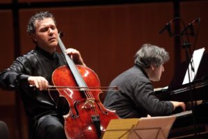 Roma, Auditorium Parco della Musica 16 03 2011 Stagione di Musica da Camera Antonio Pappano pianoforte Luigi Piovano violoncello ©Musacchio & Ianniello